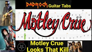 Looks That Kill - Motley Crue - Guitar + Bass TABS Lesson