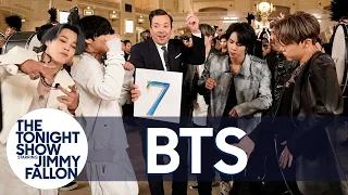 Jimmy Says Goodnight with a BTS Dance Party | The Tonight Show