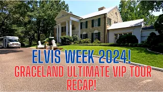 Elvis Presley’s home ”GRACELAND”. We did the Ultimate VIP Tour to celebrate Elvis Week 2023! #elvis