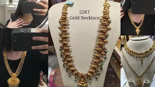 Tanishq & Tbz gold heavy weight necklace design with Price| 22kt gold necklace |Latest Collection