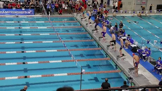 Boys 50 Free A Final | 2020 UIL 6A State