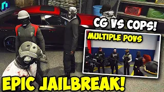 Chang Gang EPIC 6 MAN JAILBREAK - MULTIPLE POVS MOVIE! | GTA 5 NoPixel RP