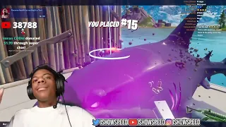 IShowSpeed Dies to a Shark in Fortnite and Turns into a Slave Owner😂