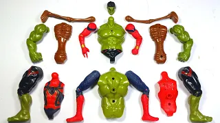 Merakit Hulk Smash VS Spider-Man VS Siren Head ~ Marvel Avengers Toys
