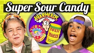 KIDS vs. FOOD - SOUR CANDY CHALLENGE