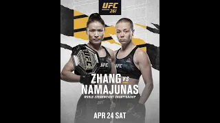 UFC 261 Full Fight:Weili Zhang vs Rose Namajunas UFC 4