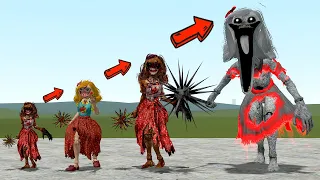 NEW SIZE COMPARION OF NIGHTMARE TEACHER MISS DELIGHT POPPY PLAYTIME CHAPTER 3 In Garry's Mod!