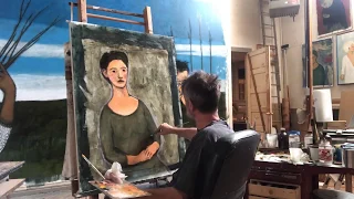 Brian Kershisnik - Time Lapse Art (June 2020)