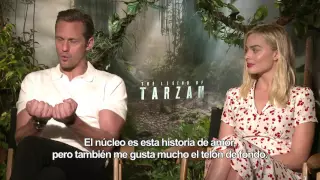 La Leyenda de Tarzán - Entrevista a Alexander Skarsgård y Margot Robbie HD