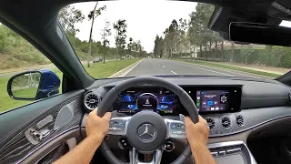 2021 Mercedes-AMG GT 43 4-Door Coupe POV Test Drive (3D Audio)(ASMR)