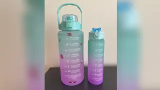 2 Litrelik Motivasyon Matarası Kurulumu (How to Assemble a Motivational Water Bottle)
