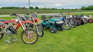 Going Through My Entire Dirt Bike/Quad Collection!!! (Start up & Ride)