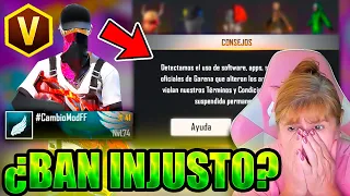 EXPONIENDO LAS CUENTAS BANEADAS INJUSTAMENTE DE INFLUENCERS  DEL FREE FIRE😱 *INSULTAN A GARENA*