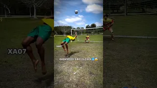 Ishow Speed's Bicycle Kick 🥶😱 #shorts #ronaldo #ishowspeed #shortsvideo