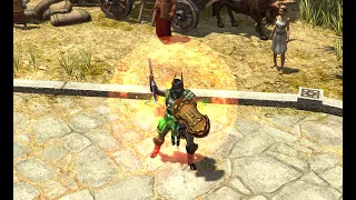 Titan Quest AE - Паломник ТОПовый копейщик. (имба?)