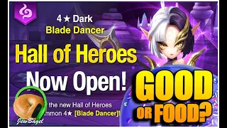 SUMMONERS WAR: VEREESA the DARK BLADE DANCER Hall of Heroes! Good or Food?