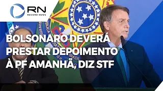 Alexandre de Moraes determina que Bolsonaro preste depoimento à Polícia Federal amanhã