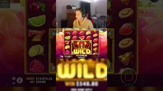 JUICY FRUITS GOES CRAZY! (BIG WIN)