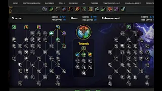 Totemic Hero Talents for Enhancement Shaman (War Within Preview)