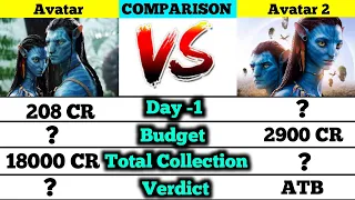 Hollywood Avatar movie vs Avatar 2 movie box office collection comparison।।