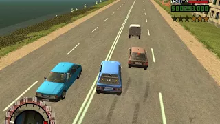 GTA Криминальная Россия - car chase scene - Иж 2126 против полиции