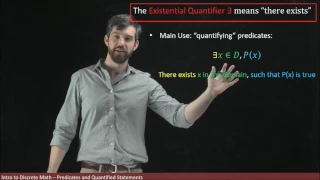 Universal and Existential Quantifiers,  ∀ "For All" and ∃ "There Exists"