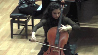 Nina Rivas, violoncello. Brenda Blewett, piano