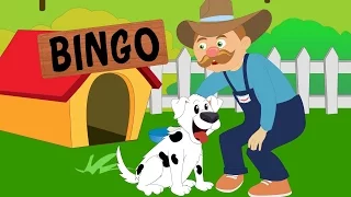 Бинго | детский стишок | собака песня | Nursery Rhyme | Dog Song For Kids | Bingo The Dog