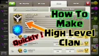 LEVEL UP YOUR CLAN FASTER...How to Make a Successful Clan ❤️ Check Out !