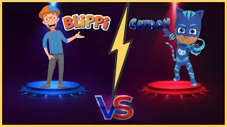 Blippi World Adventure Toys VS Tag With Ryan PJ MASKS Catboy UNLOCKED