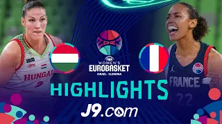 Hungary  vs France  | 3rd Place Game | J9 Highlights | FIBA #EuroBasketWomen 2023