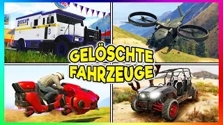 10 GELÖSCHTE FAHRZEUGE AUS GTA 5! | 10 GEHEIME FAHRZEUGE DIE DU NOCH NIE GEFAHREN BIST!