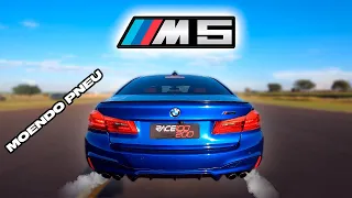 BMW M5 DERRETENDO OS PNEUS E MEDINDO TEMPO | PERFORMANCE PACK | STAGE 2 | 650 whp