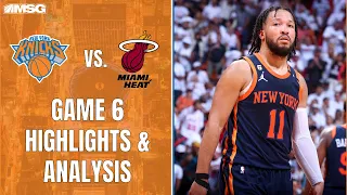 Jalen Brunson Drops 41 as Miami Heat Eliminate Knicks in Game 6 | New York Knicks