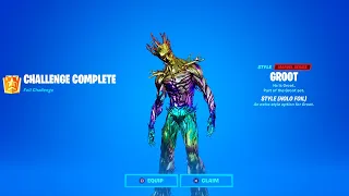 How to Unlock All Groot Styles (Silver, Gold, Holo Foil) & Awakening Challenges (Fortnite)