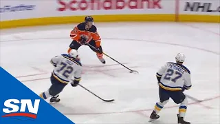 Leon Draisaitl And Connor McDavid Connect On The Power Play To Open The Scoring