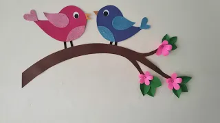 Beautiful Home wall decoration step by step ||Easy Diy paper Craft ||