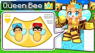 QUEEN BEE OMZ GIRL is PREGNANT with TWINS in Minecraft! - Parody Story(Roxy and Lily,Crystal)