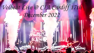 Volbeat @ CIA Cardiff 17th December. #liveconcerts #musictherapy #volbeat #therapylense #livemusic