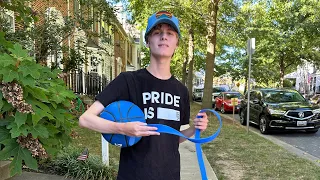 Gabe who is Autistic And Nonverbal wants to play Basketball! Mom takes him out to practice!