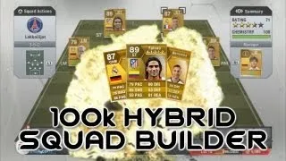 100k Hybrid Squad Builder! | Ultimate Team - Osa #12 | Fifa 13