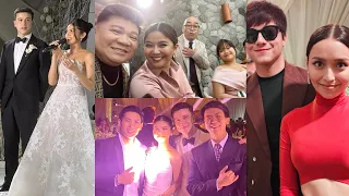 KAPAMILYA at KAPUSO spotted sa KASAL ni Maine Mendoza at Arjo Atayde WEDDING