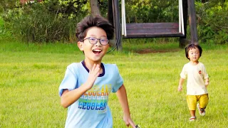 예준이와 예성이의 가족여행 캠핑놀이 놀이터 Family Fun Trip Outdoor Playground