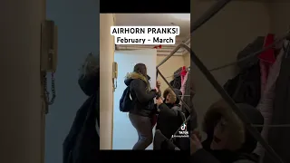 AIRHORN PRANKS! Monthly COMPILATION! #fiancée #funny #funnyprank #prank #comedy