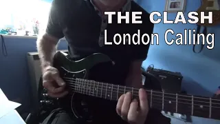 London calling -  by The Clash  - Guitar lesson / tutorial