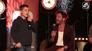 Oscar, 9 ans, reprend "C'est une chanson" avec Claudio Capéo | Radio SCOOP