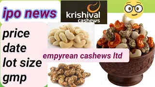 ipo news details in tamil | empyrean cashews ltd ipo news | #ipo #sharemarketnews