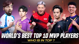 WORLD'S BEST TOP 10 MVP PLAYERS IN ESPORTS ? | where is indian