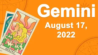 Gemini horoscope for today August 17 2022 ♊️ Face YOUR Fears