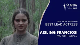 Aisling Franciosi wins Best Lead Actress | 2019 AACTA Awards presented by Foxtel
